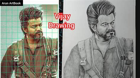 how to draw vijay|vijay drawing photos.